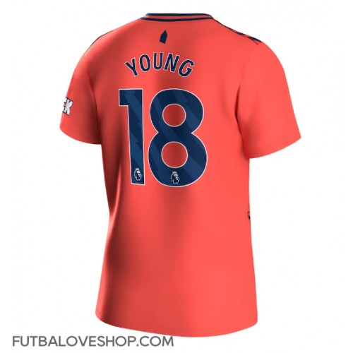 Dres Everton Ashley Young #18 Preč 2023-24 Krátky Rukáv